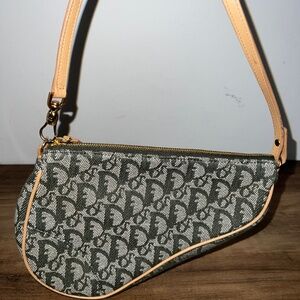 Christian Dior Diorissimo Saddle Pochette